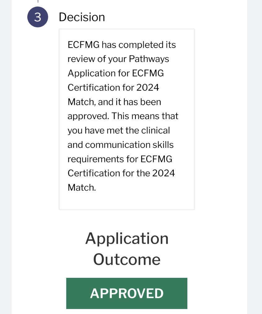 無事temporaryですがECFMG certificateが貰えそうです
2022.7.22 OET B
2022.8.19 USMLE ID作成
2023.3.12 STEP1
2023.6.25 STEP2CK

という流れでOET先行でも承認してもらえました(AUS,NZを第一に考えていたので)

個人的にはlistening とspeakingが壊滅的に苦手なので圧倒的にOETが最難関でした