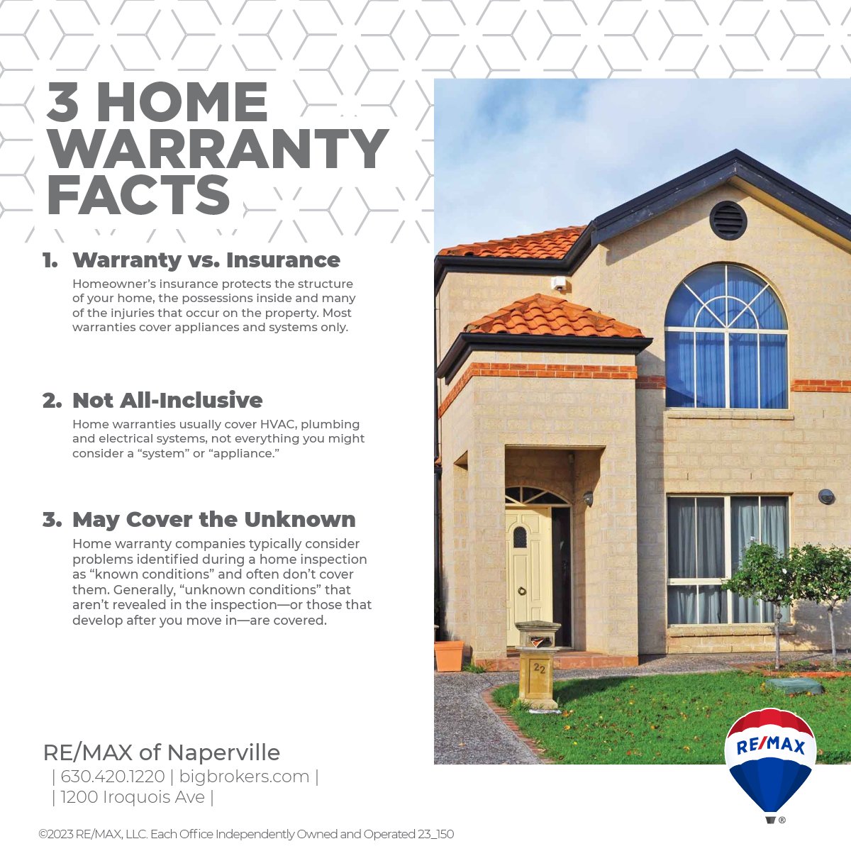remaxnaperville's tweet photo. Home Warranty facts #remax #realestate #learnsomethingneweveryday https://t.co/ZBgJTxpBcH