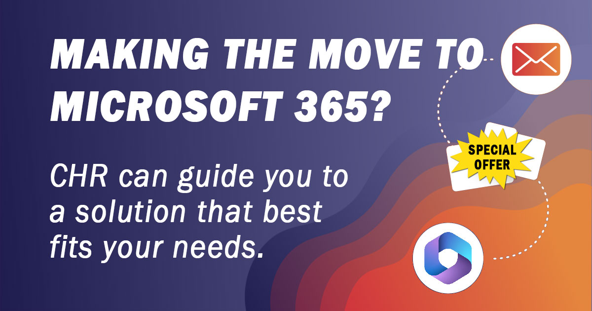 #Microsoft365 delivers a raft of benefits – productivity, accessibility, affordability, and security just to name a few. Have you #migrated yet? We can help, plus we have a little incentive to make that move now. Learn more: chrmanagedservices.com/microsoft-365-…