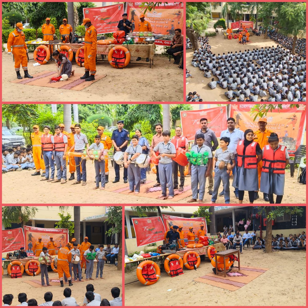 06NDRF's tweet photo. "Motivation is what gets you started. Habit is what keeps you going."
#28/08/2023
#TEAM6NDRF
♦️Conducted Disaster management &School Safety Program at Shet P&K High School, Prantij
#Distt-Sabarkanta #Gujarat.
@NDRFHQ
@CollectorSK
@PIBAhmedabad
@ANI
@PTINews
#NDRF4U https://t.co/ypAI8ezqeS
