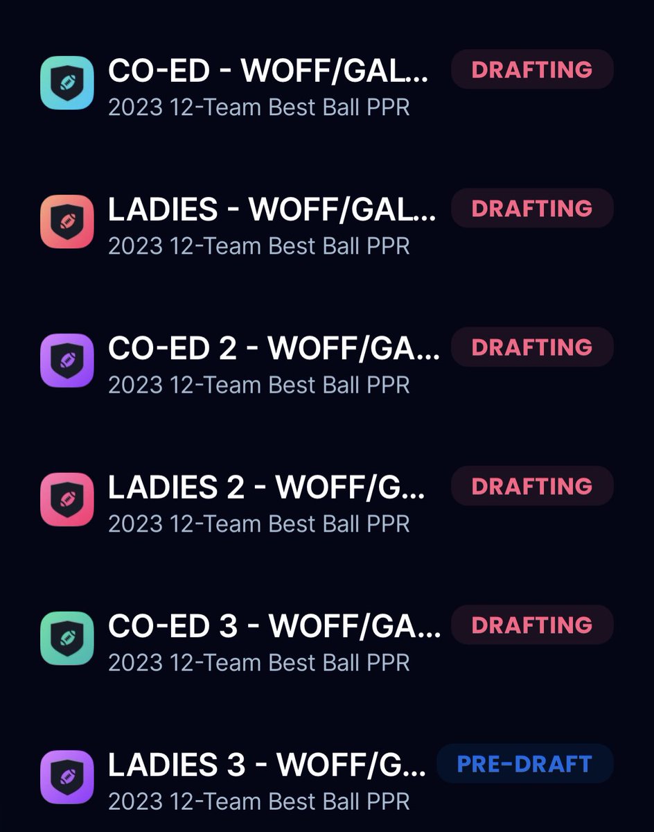 Women of Fantasy Football™️ tweet media