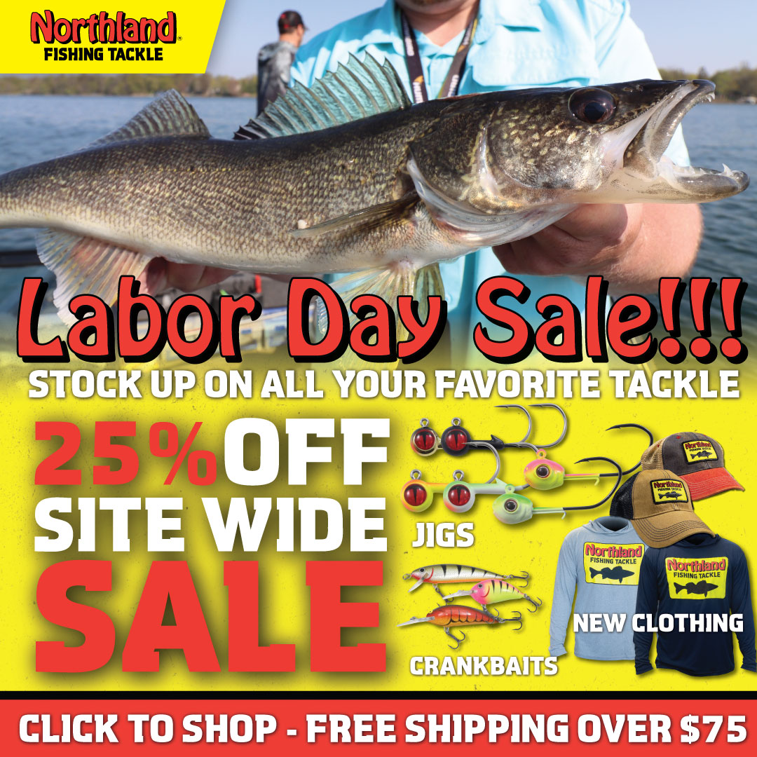 Northland Tackle on X: Labor Day Sale — 25% OFF SITE WIDE 👀🔥  #TeamNorthlandTackle Free Shipping on orders over $75! Stock up on all your  favorite fishing tackle with this limited time