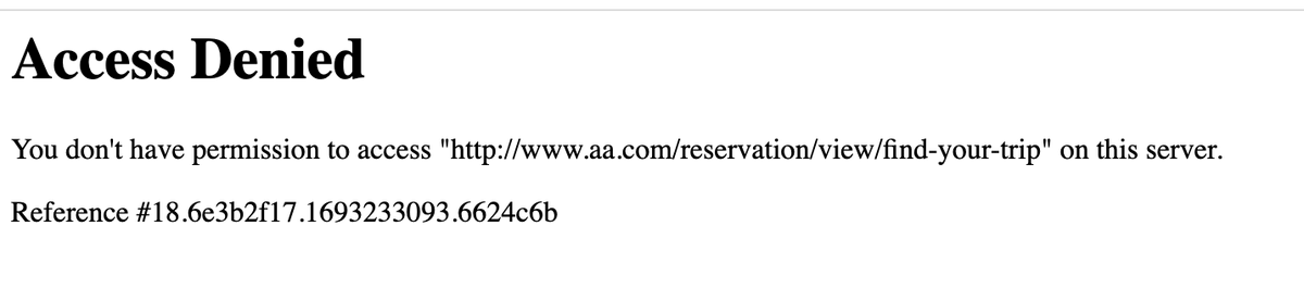 PlayPartyPlan's tweet photo. @AmericanAir trying to cancel a ticket and getting this error. Can someone help? https://t.co/tD28IZRnPr