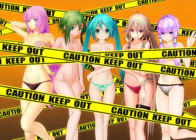 初期の頃はボカロキャラを大勢使って作品作る事が多かった 