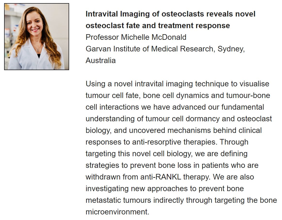 Join us for the next ISBM ECI webinar: Intravital imaging of osteoclasts with Dr. Michelle McDonald, Sept 13th. Register here: mailchi.mp/aa6831b9128f/i…