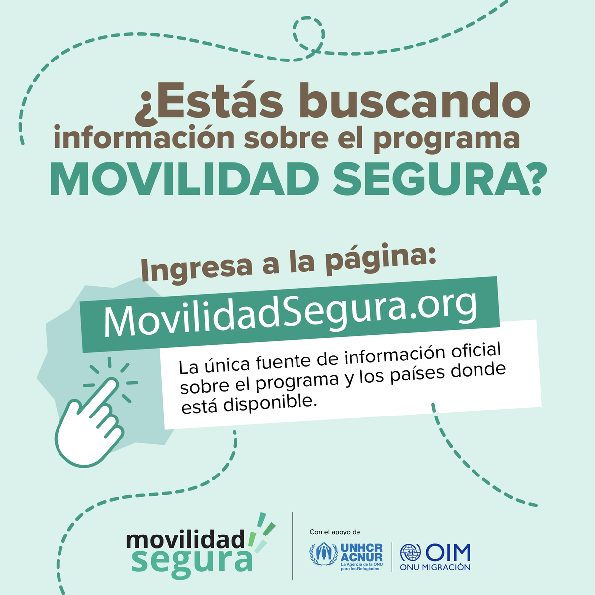 AcnurColombia's tweet photo. El programa Movilidad Segura sólo atienden a personas con cita asignada.

⚠️Ten en cuenta que NO es posible aplicar en una oficina de OIM o ACNUR, o cualquier otra organización humanitaria.

Este programa es gratuito y no requiere intermediarios.
https://t.co/unT4xdX2wB https://t.co/CRXKsHnu2W