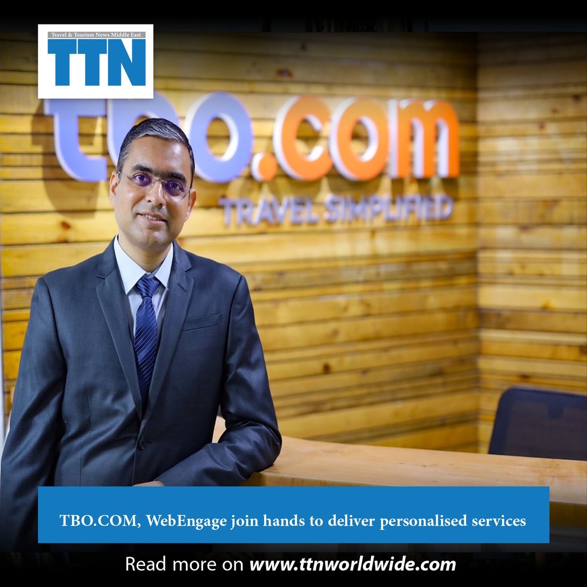 ttnworldwide's tweet image. TBO, the leading global travel distribution platform, has entered into a strategic partnership with WebEngage, a leading marketing automation company, for a comprehensive digital transformation.
Read more on ttnonline.com/Article/350341…

#TTNews #TBO #webengage #digitaltransformation