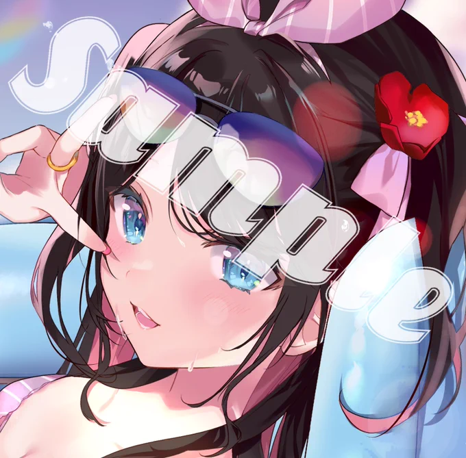 水着なずちゃん描かせて頂きましたっ  へへへへへ