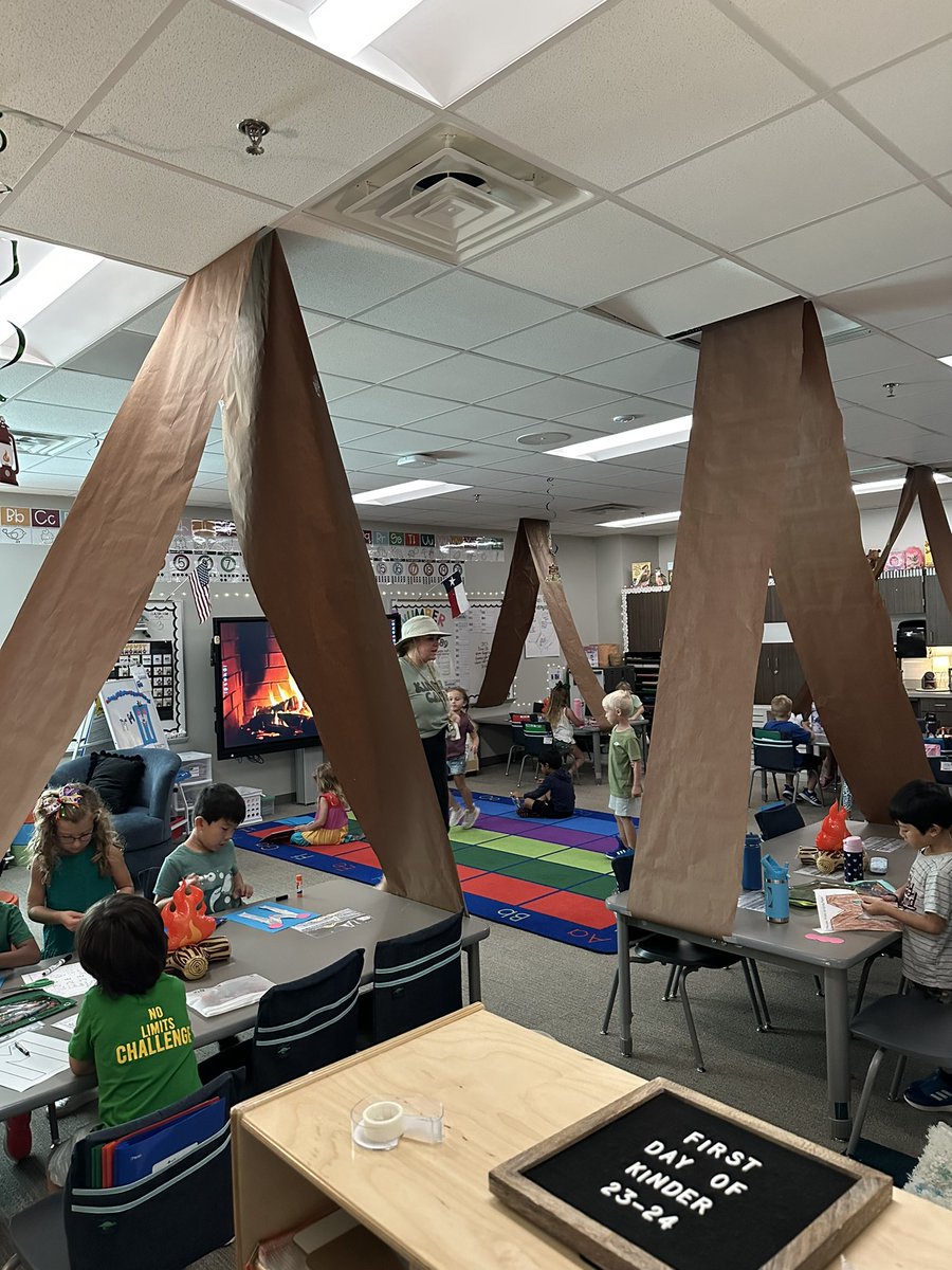 Learning at ABC Camp in kindergarten today <a href="/ReevesElem/">Reeves Elementary School</a> Thank you teachers for making learning so fun. <a href="/ProsperISD/">Prosper ISD</a>
