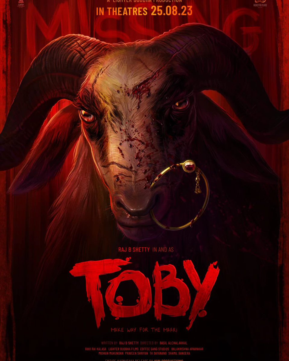 theswaroop's tweet photo. Just watched #TobyMovie and I must say, my experience was completely different from what I heard! 🎬 Thumbs up to the fantastic acting by every character. The mix of comedy, seriousness, crime, and emotions had me engaged throughout. Don't miss it! #KannadaCinema #TOBY https://t.co/RGvhbkfKmm