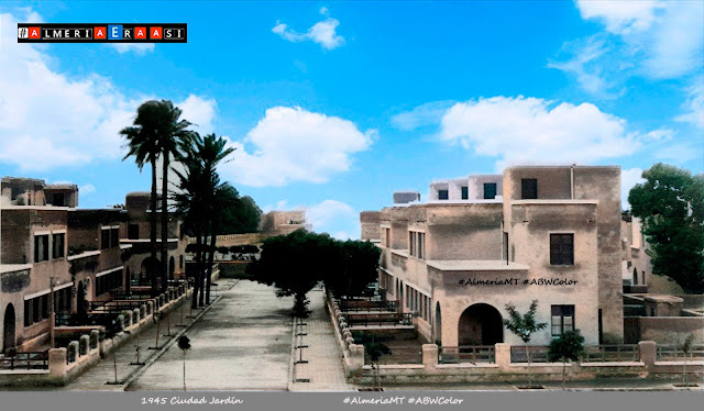 AlmeriaAntigua's tweet photo. 📍 1945 Ciudad Jardín
#🅰🅻🅼🅴🆁🅸🅰🅴🆁🅰🅰🆂🅸 
#AlmeriaMT, #ABWColor, #CiudadJardin, #Langle, #1945, #palmeras
Se concibió como un barrio de 245 viviendas unifamiliares de distintos tipos, adosadas en hileras que formaban calles y jardines.
https://t.co/2zgK5O8dfz https://t.co/ispCDIQEHo