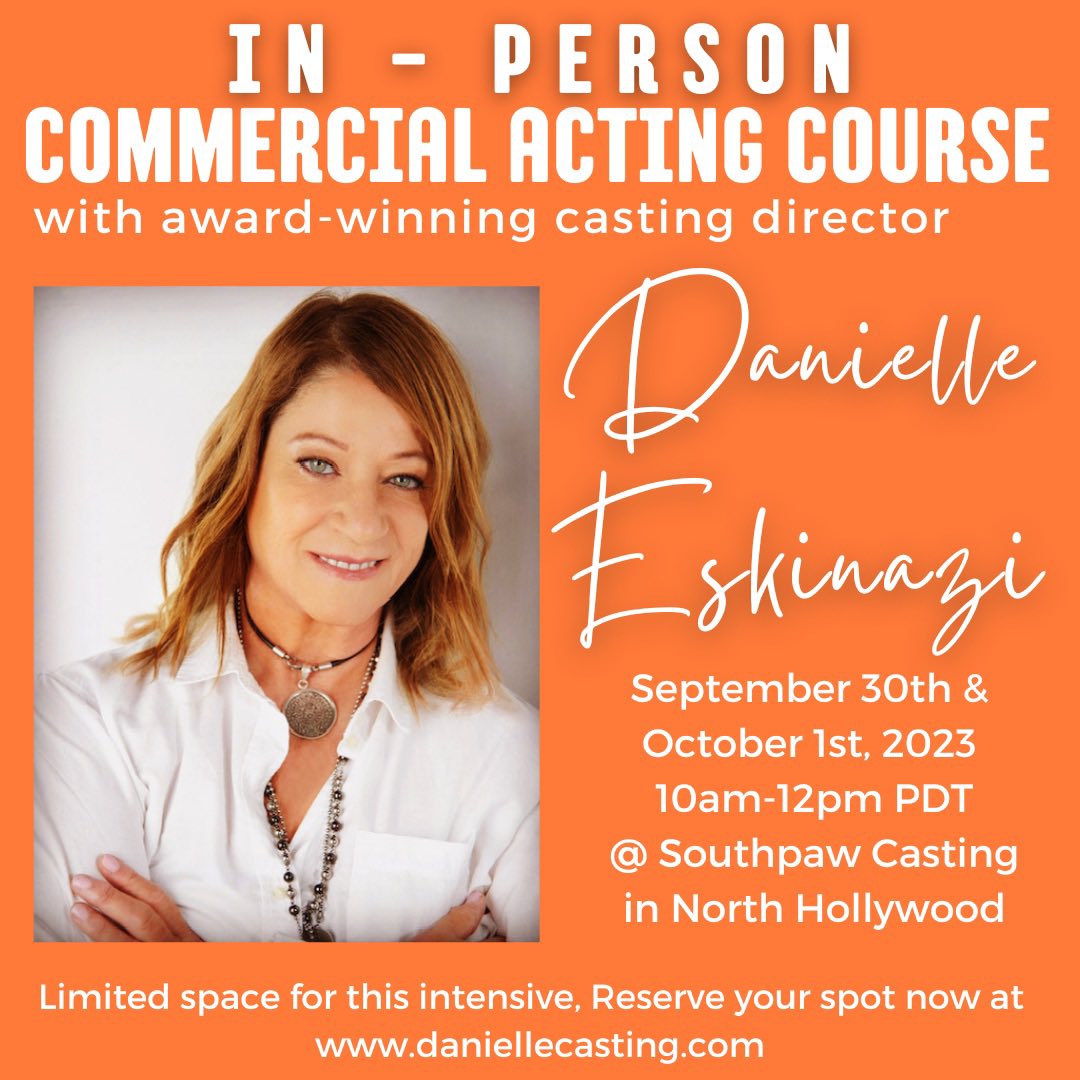DanielleCasting's tweet photo. August class was amazing. Now my in person class has 5 seats left. #commercialwork
#actorslife #castinglovesyou https://t.co/22hDiuxWQ4