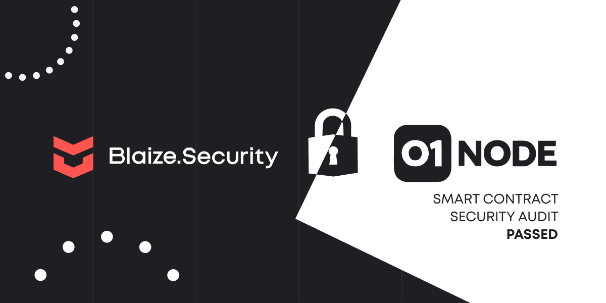 BlaizeSecurity's tweet photo. 🔐 @01node passed #BlaizeSecurity smart contract #audit and scored 9.7 out of 10 🎉
✅ In conclusion, the 01node smart contract demonstrated a high level of security.
#web3security #01node
For more about 01node audit, do explore their platform and stay updated by following @BlaizeSecurity 📰👀