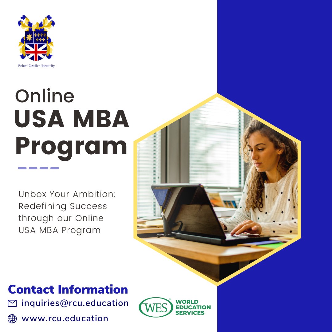 RobertCavelier's tweet image. 🌐 Ignite Your Career with the Robert Cavelier University Online MBA Program! 🎓 

Ready to embark on this transformative journey?

Email: inquiries@rcu.education
Phone: +1 (504) 884-0544

#EnrollNow #OnlineMBAProgram #UnlockYourPotential #VirtualCampus #CareerGrowth