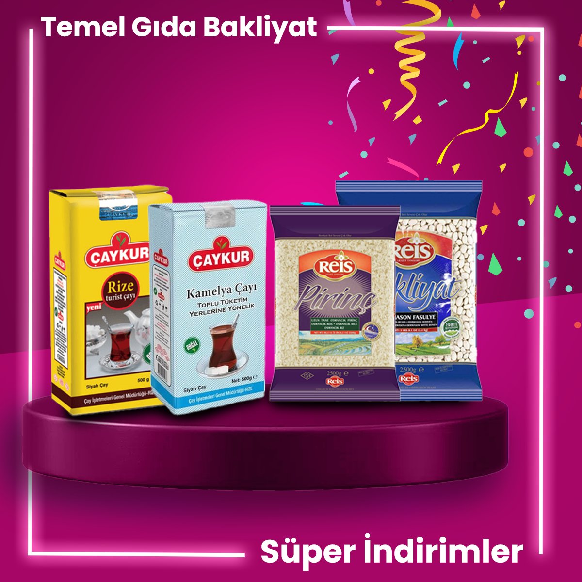 🥳Haftanın kampanyaları başladı!
☕️Çaykur çay ve Reis bakliyat ürünlerinde %15 indirim
📲Hemen sipariş vermek için farksepeti.com a tıklayabilirsiniz
🌐Mobil uygulamalarımızı indirmek için linke tıklatabilirsiniz.
farksepeti.com/tum-hesaplar
#çay #çaykur #bakliyat