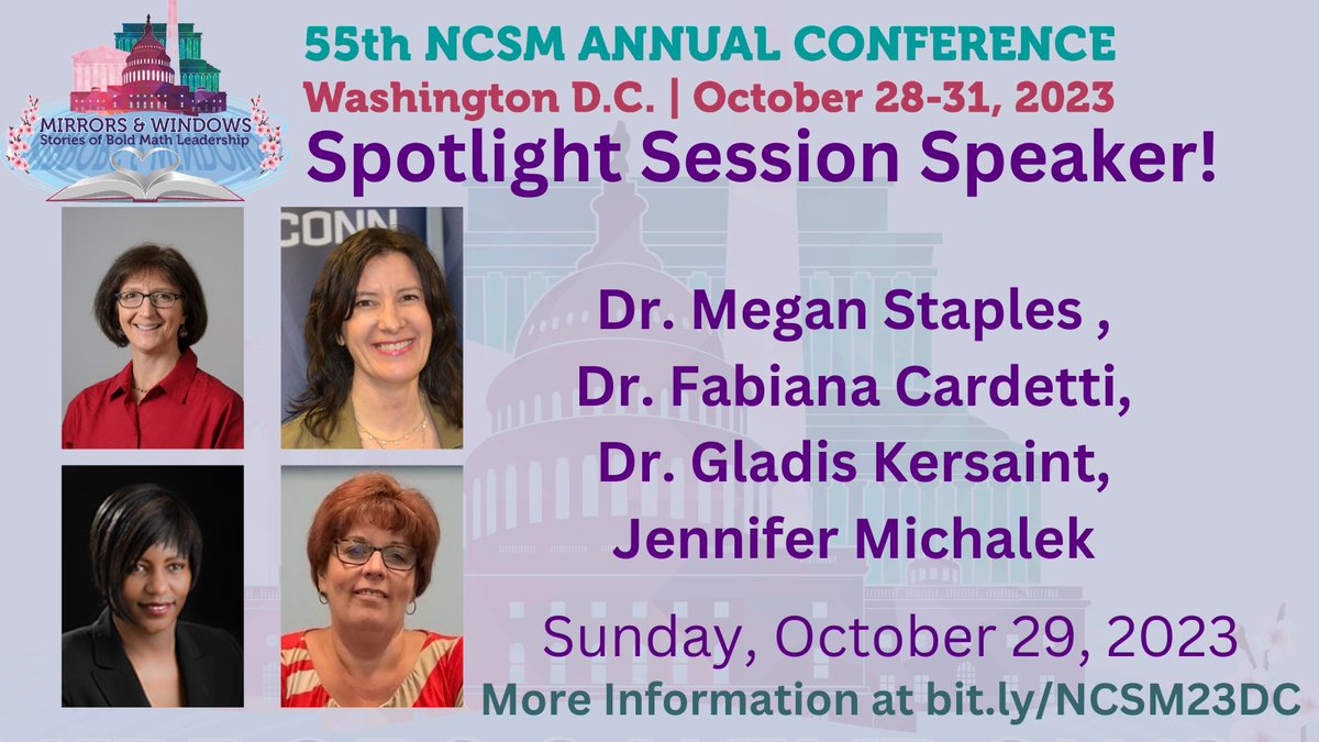 Attend this session 'Expanding Capacity to Advance More Equitable Outcomes: Building a Cadre of Mathematics Teacher Leaders' to hear stories of teacher empowerment to pursue equitable outcomes in math education from secondary mathematics teachers. bit.ly/NCSM23DC #NCSM23