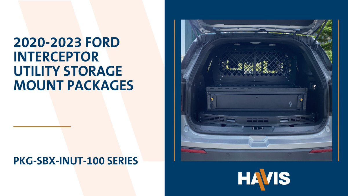 Elevate your 2020-2023 @Ford Interceptor Utility with Havis's revolutionary storage mount options! These heavy-duty solutions are tailored to provide quick equipment access, maximize efficiency & more.

#havis #upgradeyourride #storagesolutions #fordinterceptor #havisrugged