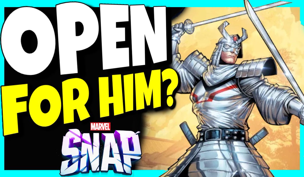 Time to see if we should open for Silver Samurai or not! Plus some Best Silver Samurai decks on day 1 in Marvel Snap!!

What are your plans?
Video linked below....🔽🔽🔽

Shoutout to <a href="/MarvelSnapZone/">DotGG</a> and their deck builder for making this so easy!