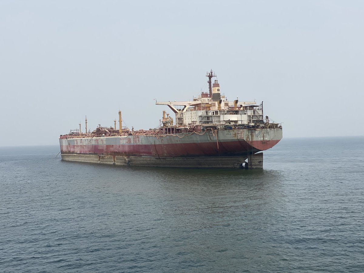 DavidGressly's tweet image. The SMIT salvager team left Yemen today, marking the end of a key chapter in UN-led efforts to address the threat to the Red Sea posed by the #FSOSafer. The vessel is stabilized. The oil safely stored. I look forward to further tremendous support from partners to finish the work.