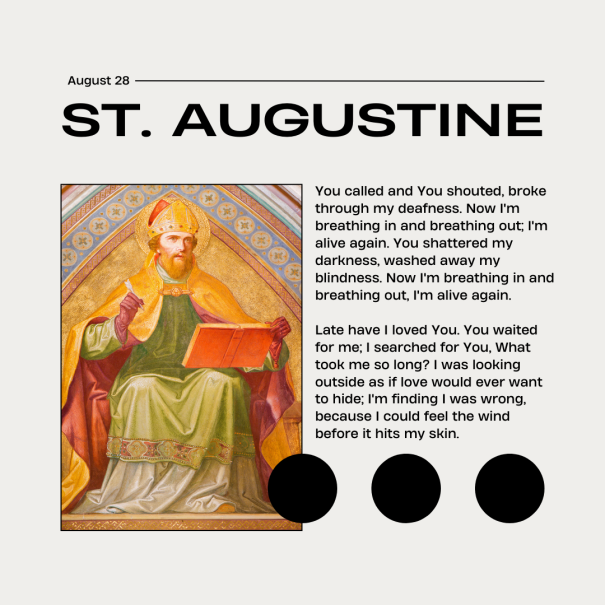 CaptainVatican's tweet photo. Happy Feast Day to St. Augustine! https://t.co/UOvSaNxFL5
