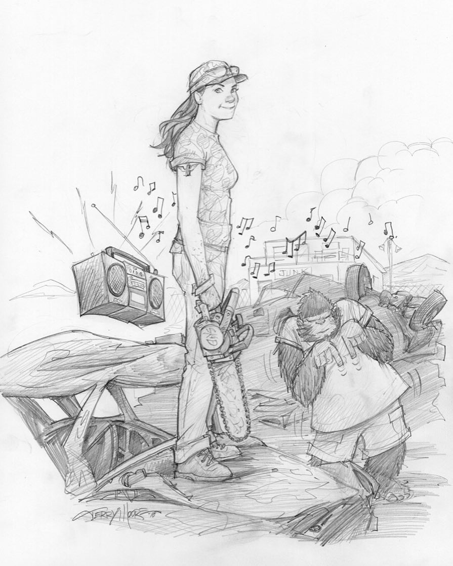 M00NLIGHTSTUDI0's tweet photo. Certified G.O.A.T! #MilesDavis so says Mikey and Sam from #MotorGirl by @TerryMooreArt You never argue with a dancing gorilla. We all know that. #Music #GOAT๐ต #AbstractStudioComics #TomBrady https://t.co/6hevfo2s96