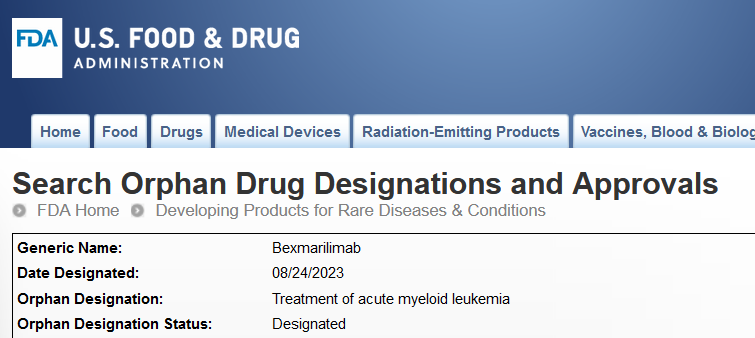 Good start to the week . #Bexmarilimab #AML #FARN