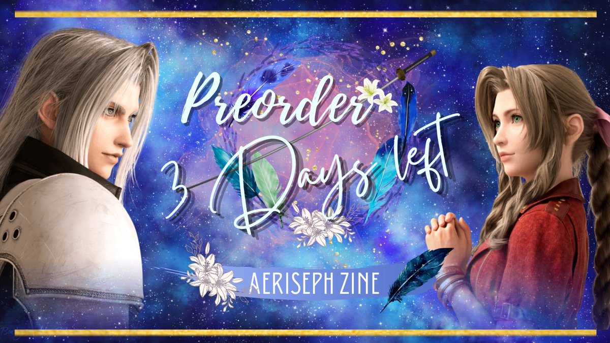 ✨PREORDER - 3 MORE DAYS✨

We have 3 more days till the end of our Beyond The Planet: Aeriseph Zine Preorder! Go get it now! All proceeds will go to charity.

tiltify.com/@aerisephzine/…

#aeriseph #zine