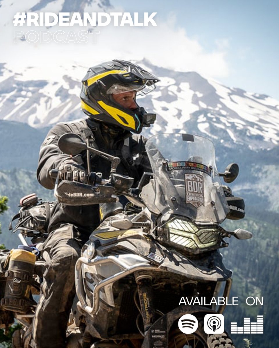 BMWMotorrad's tweet photo. Discover @RideBDR, a non-profit organization dedicated to maintaining off-road routes for adventure riders, in our latest podcast episode of #RideAndTalk!
Take a listen ๐ https://t.co/1CLMG95zuc
#MakeLifeARide #F850GS #SpiritOfGS #BMWMotorrad https://t.co/ay3jy6mAM9