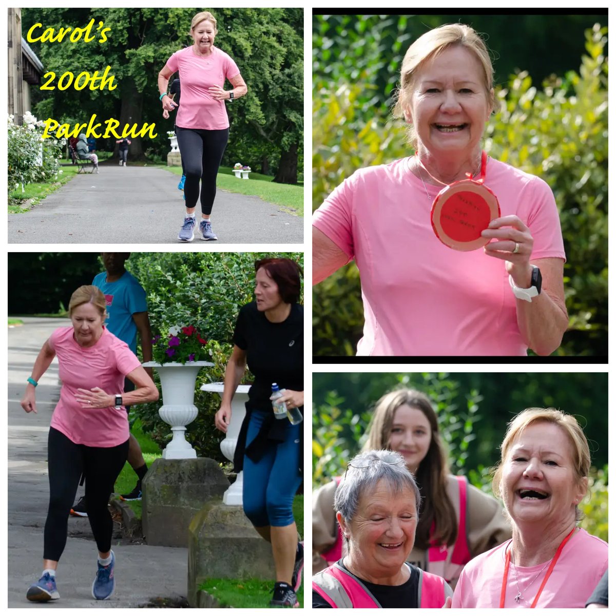 Well done to our co-ED Carol for completing her 200th run this Saturday!