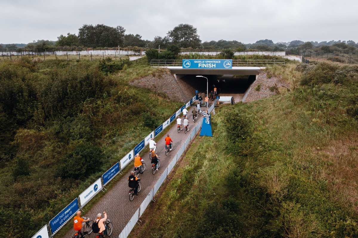 Cycling_Embassy's tweet photo. More than 40,000 race fans cycled daily to the Dutch Grand Prix circuit in Zandvoort this past weekend.

2,700 guests cycled to the circuit through the dunes on a bright orange Dutch Grand Prix @Gazelle_NL bike.

https://t.co/tADnGK5j4d https://t.co/dH35yDRsQa