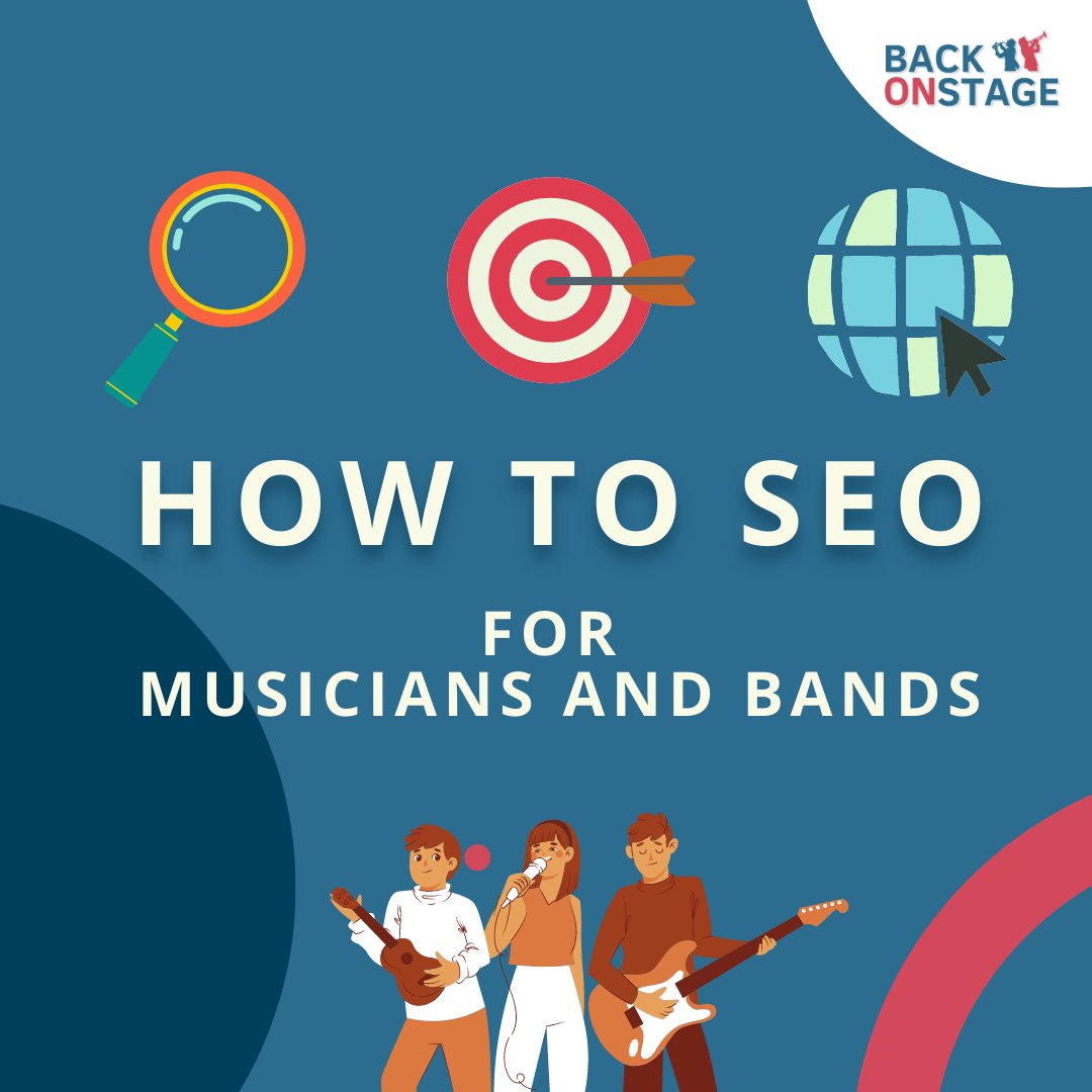 BackOnStageApp's tweet photo. #Musicians, do you want to increase your online visibility? Learn how #SEO can help! Check out our blog post to find out why SEO is essential for your #band's success. https://t.co/YRscFqCBTz (link in bio)
#SEOformusicians #musicpromotion #onlinemarketing https://t.co/FtXp96bHAE