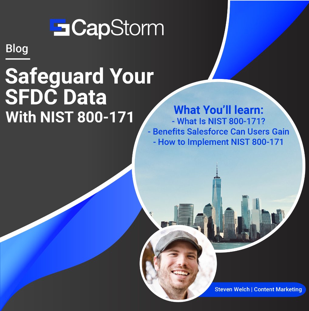 Capstorm_LLC's tweet image. If you've followed along with our #DataUnleashed series - and we know you have 😏 - you've heard Drew talk about NIST 800-171. But what does it mean? Steven goes over the basics and how implementing it can safeguard your #Salesforce data.
hubs.ly/Q01-dVhW0