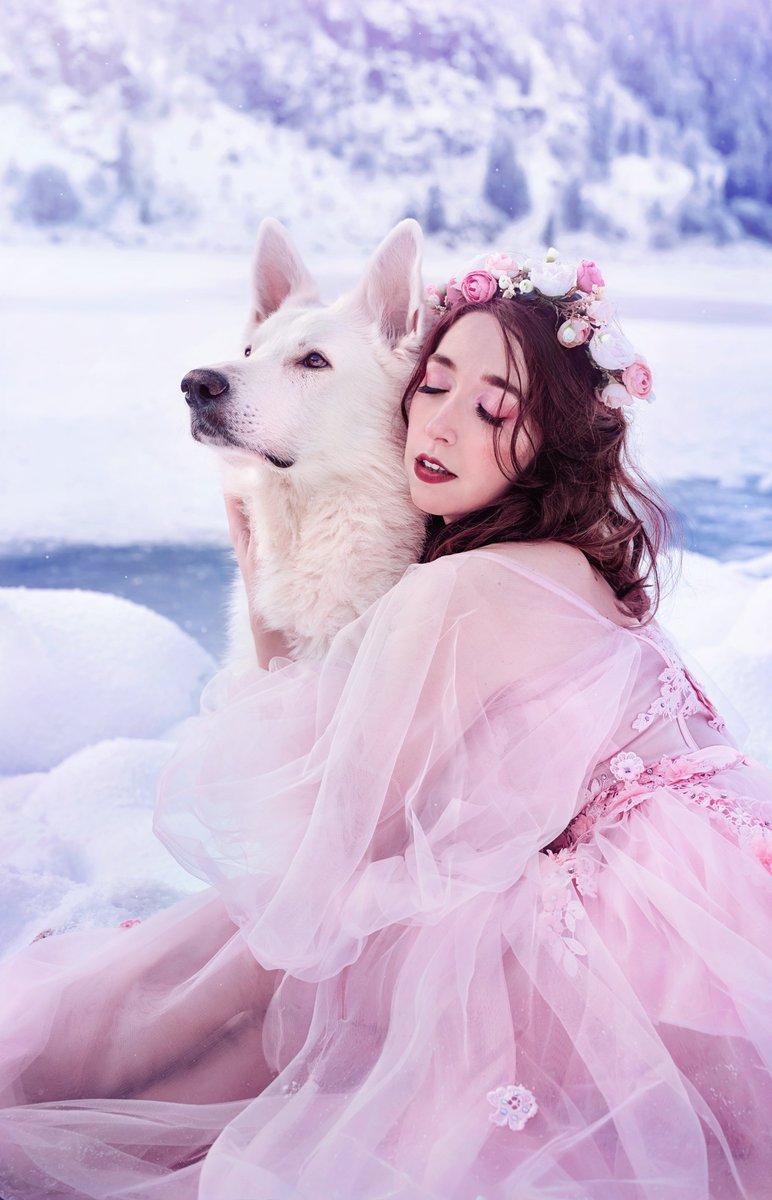 Spring always comes back 🌸

Model is my beautiful friend Morgane with her dog Modjo - the dog who inspired the playable character from upcoming game <a href="/Break_the_Loop_/">Mastodonte</a> !
