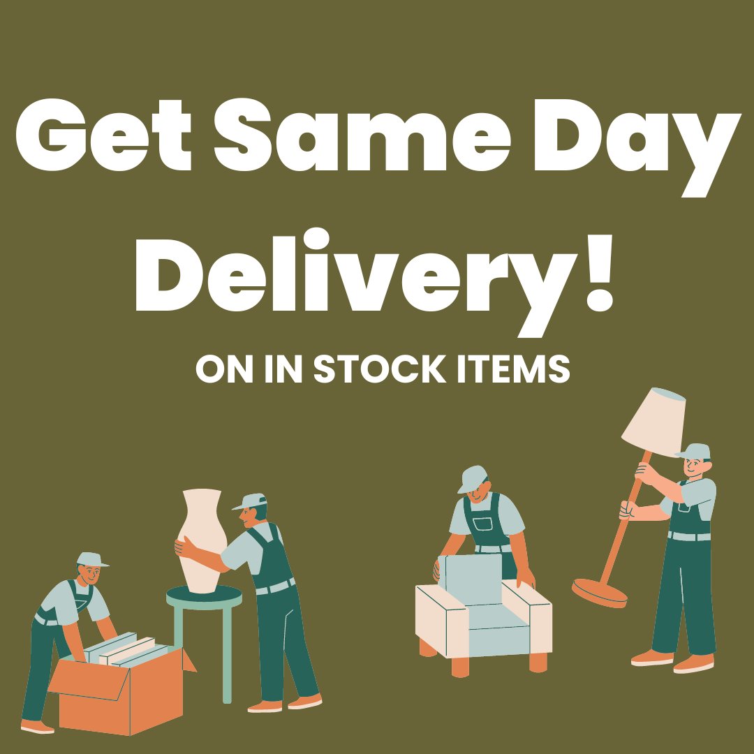 Need your furniture on the same day? We got you! ✅

 #SameDayDelivery #FurnitureDelivery #SameDayService #QuickDelivery