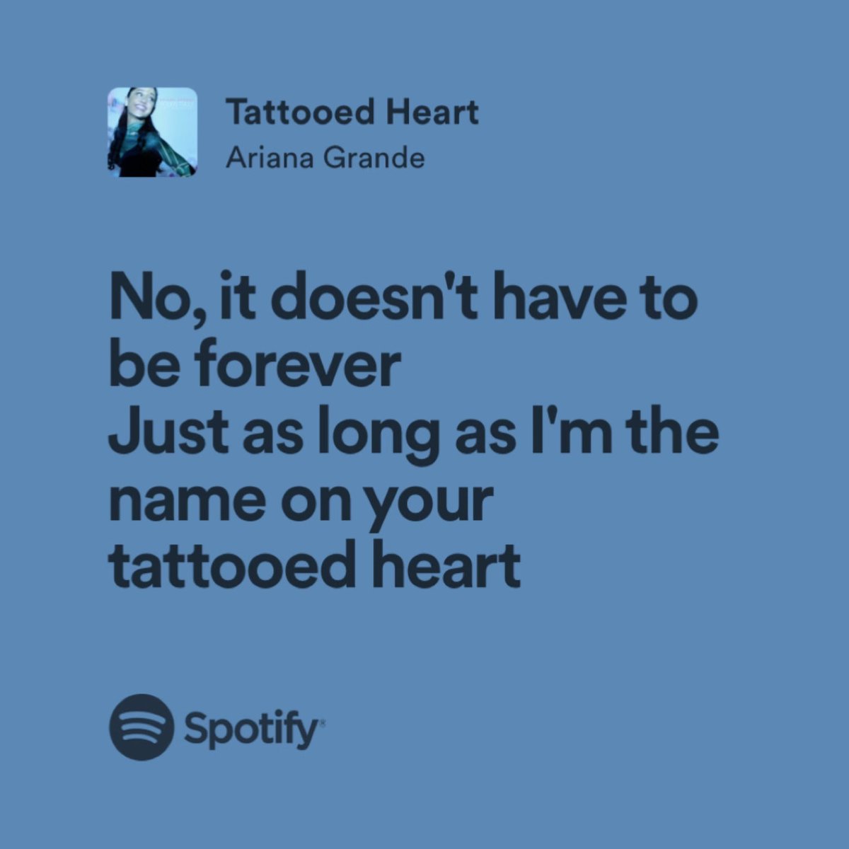 Tattooed Heart Lyrics by Ariana Grande