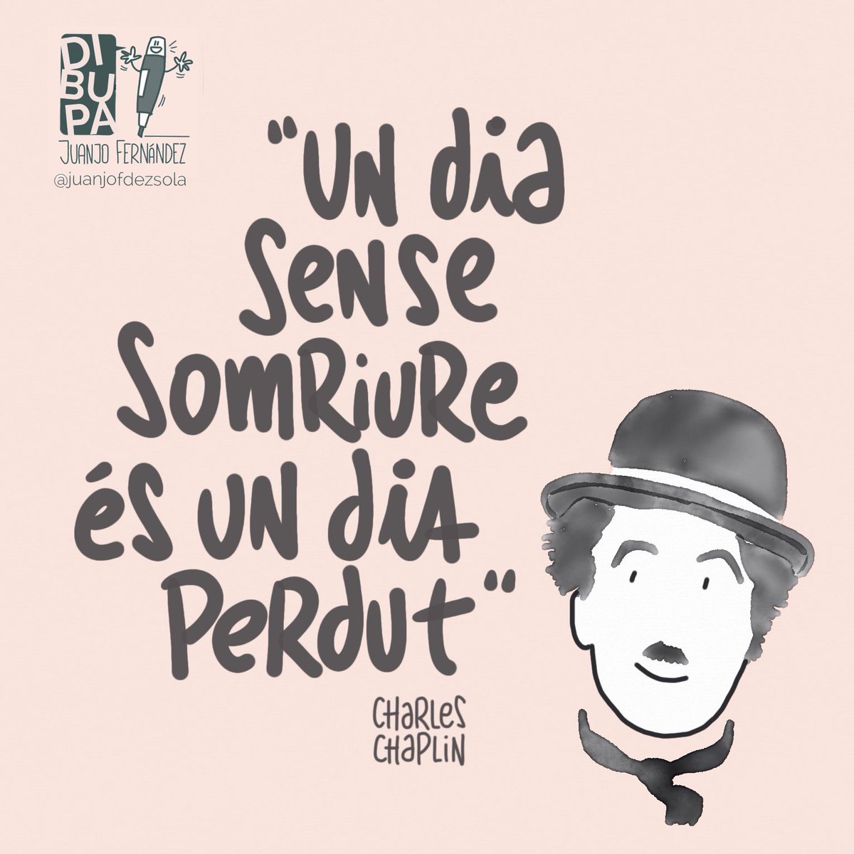 "Un dia sense somriure
és un dia perdut."
(Charles Chaplin)

#paraulesautèntiques 
#visualthinking