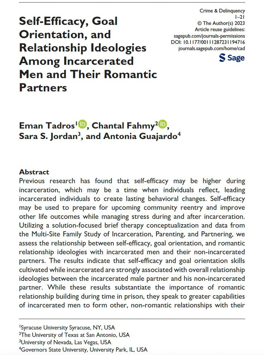 Eman Tadros, Ph.D., LMFT (@emantadros) on Twitter photo New article is out! Grateful for <a href="/ChantalFahmy/">Dr. Chantal Fahmy</a> who never thinks my ideas are too crazy. 😂 Thankful for my coauthors. New article is out! Grateful for <a href="/ChantalFahmy/">Dr. Chantal Fahmy</a> who never thinks my ideas are too crazy. 😂 Thankful for my coauthors.