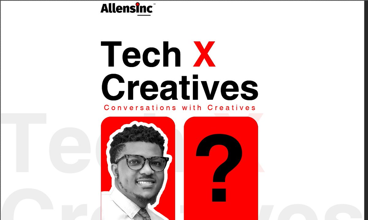 allenzito's tweet photo. We are cooking!
#TechxCreative powered by @allens_inc is a platform for #Creatives to #reCreate themselves, gain clarity and stay innovative.
Watch this space for more updates.
#ComingSoon https://t.co/SO6mzB5dzp