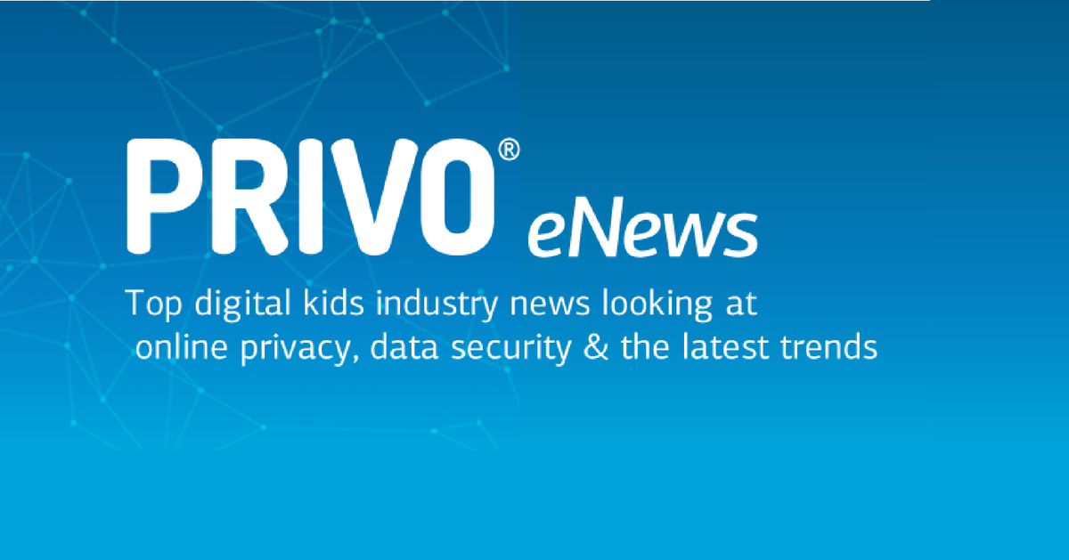 PRIVOtrust's tweet photo. In case you missed the PRIVO eNews in your inbox last week, here is the link: https://t.co/2bAIvrn71C  #privoenews #digitalkids #privacy #COPPA #onlineprivacy #onlinesafetybill #ageverification #kidtech #Youtube #roblox https://t.co/xhq5cdRmEK