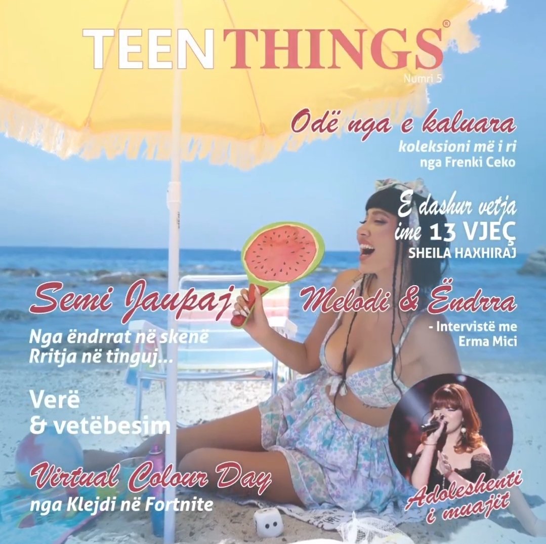 Hello World! 

Soon I will post the small update for Colour Day Festival and THE MOST WANTED OG UPDATE FOR THE FESTIVAL! 

Big thanks to @/teenthings_org for featuring me on the 5th magazine 🥳

Get Ready 🎊🤪

--------------
Another thanks to @TeamLunarCreate and CDF Albania.