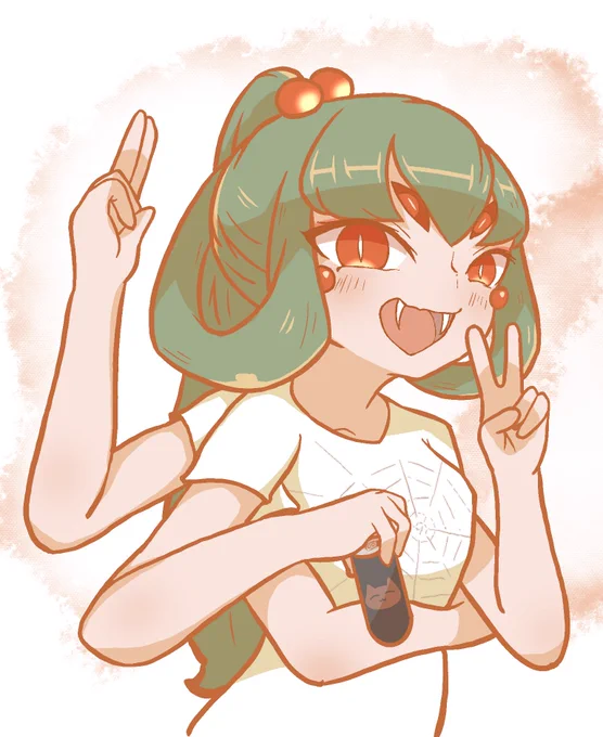 目尻メイク忘れてた 