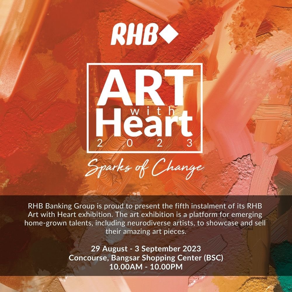 aimmanhafizal's tweet photo. RHB Art with Heart 2023
#RHBFoundation #AwHSparksOfChange #RHBArtwithHeart #CuratedByKolmeGlu https://t.co/012TouSsE0