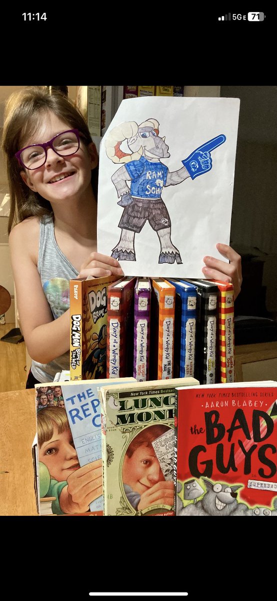 HowellTwpRamtwn's tweet image. This Ram is ready to start the school year. It’s going to be a GREAT year. 
#KeepReading 
#HTPSLearnerSuccess #Ramtown