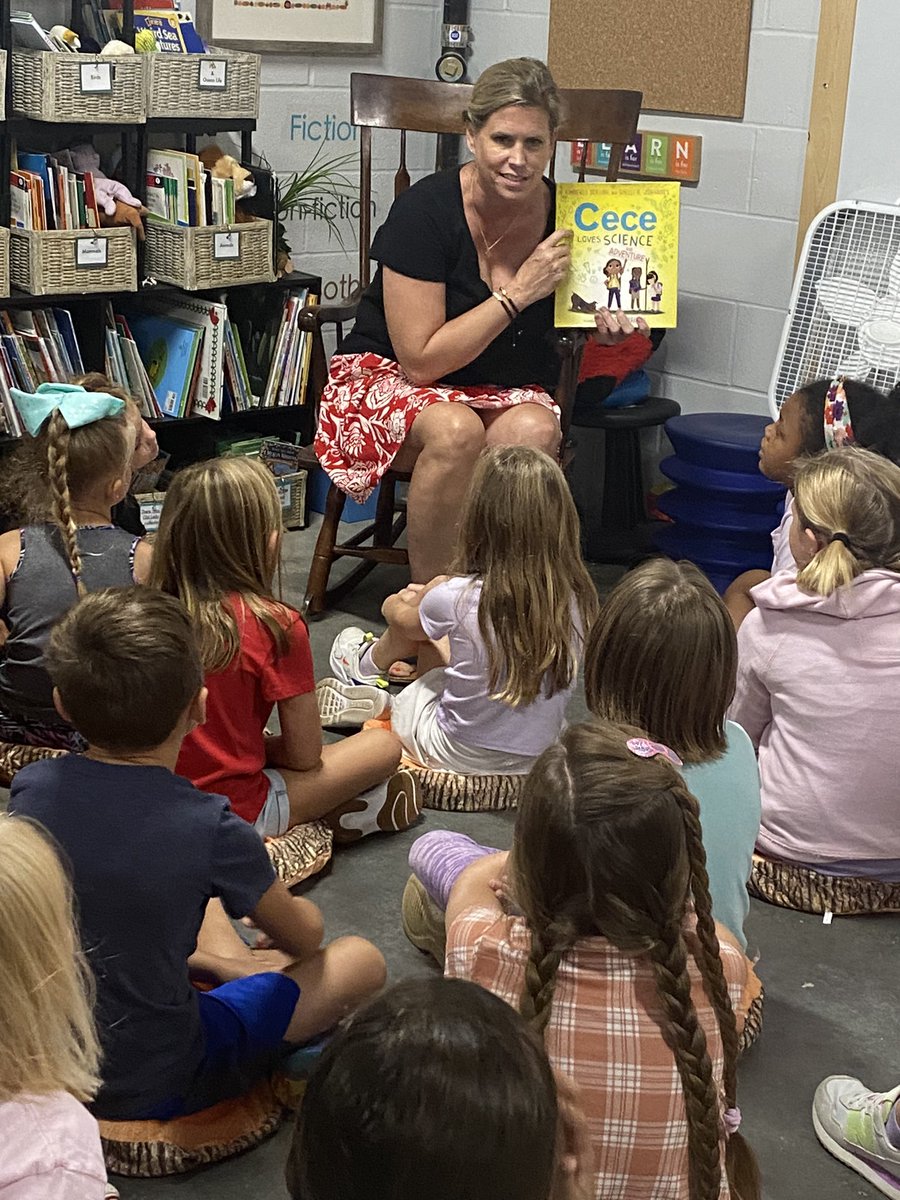 gmlovetolearn's tweet image. Ms. Jansen teaches 2nd graders about what STEM stands for and reads the book, CeCe Loves Science &amp;amp; Adventures. 🔬📚
#STEM #IDEAlab #elemSTEM #LiteracyInContentAreas #LoveLiteracy #Equity #Efficacy #Excellence