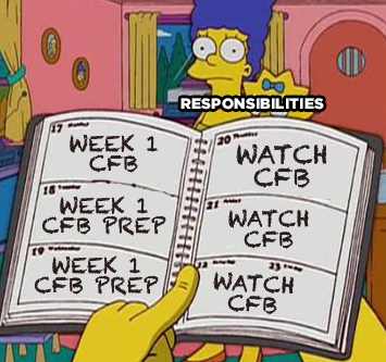 CFBONFOX's tweet photo. We're SLAMMED this week! 🏈 😎 https://t.co/yOKtvfrOhP