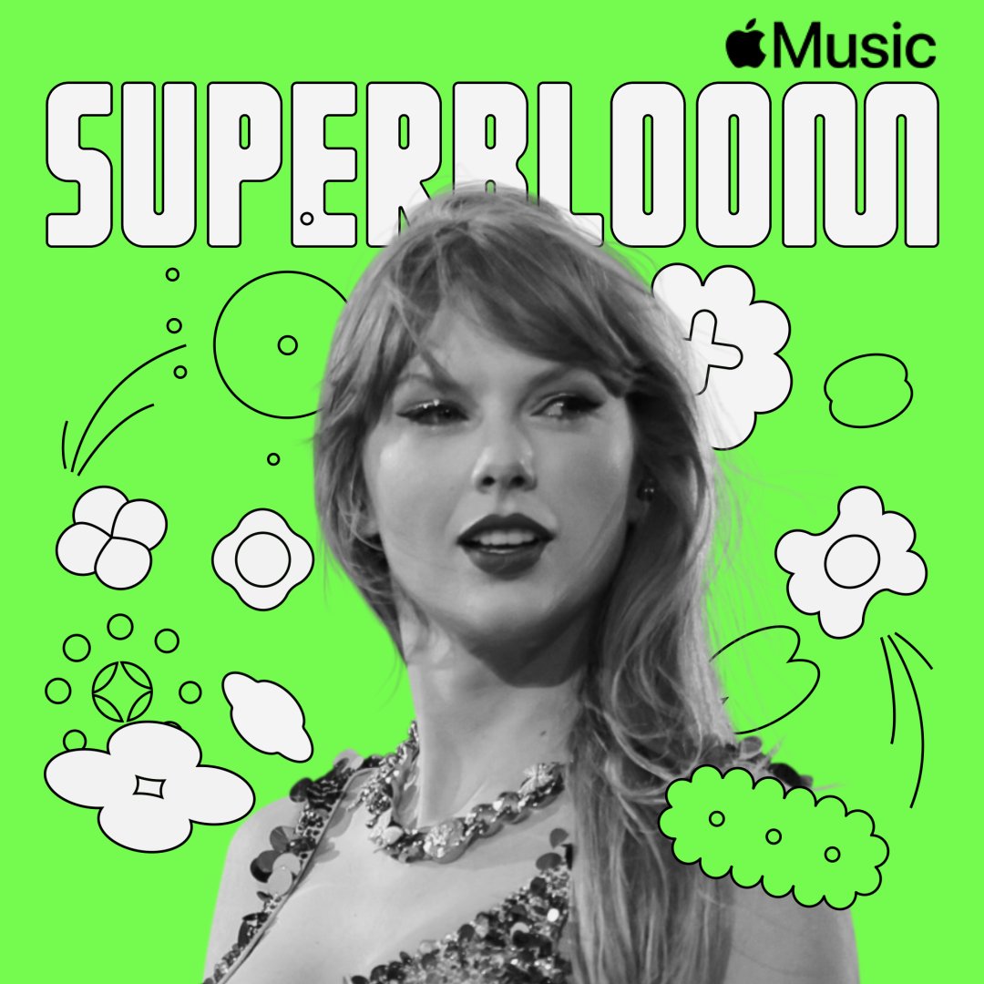 taylornation13's tweet image. Cruel Summer is in full bloom on @AppleMusic’s #Superbloom playlist! 🌷☀️ 

Listen here: apple.co/superbloom