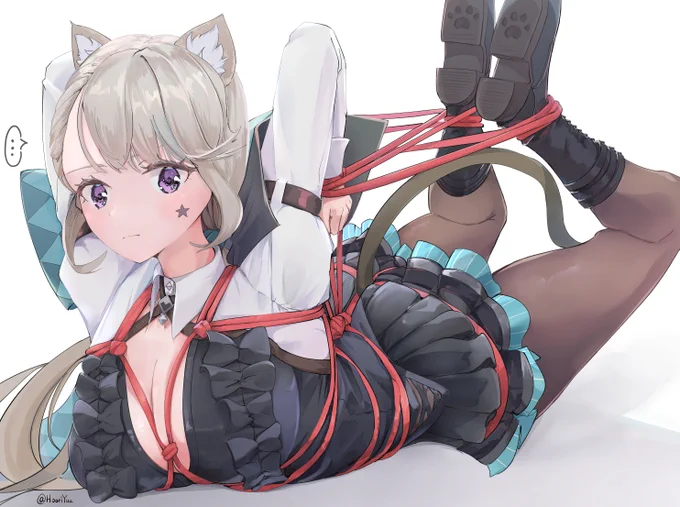 リネットちゃんの縄抜けマジックショー...(?) #lynette #GenshinImpact #原神 
