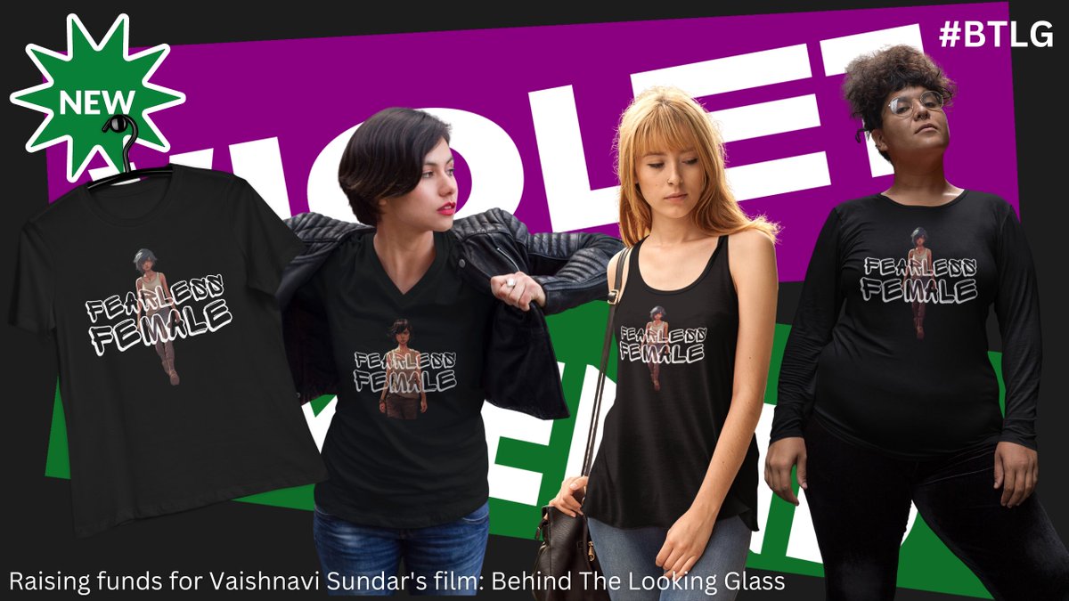 WomensRightsNet's tweet photo. 🚨Your help is needed.

@Vaishax is creating one of the most important films about women’s rights ever made.

#BehindTheLookingGlass is about Transwidows &amp; children of Transitioners’ own stories.

👉🏻Help raise funds by buying Fearless Female merch here:
https://t.co/uSu3fG5ZiK https://t.co/oXCobaa4GT
