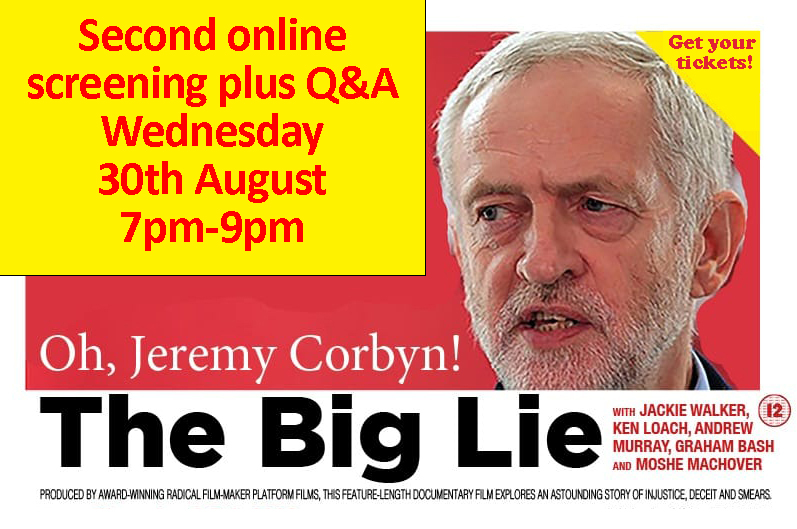 CrispinShow's tweet photo. The Corbyn film they keep trying to ban!
Join us on Wednesday (7pm-9pm).
Register here to watch👇
https://t.co/Dkq45IX4O8 https://t.co/E9qGIsQcQa