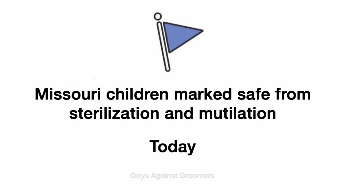 It's a good day in Missouri! Their ban on child sterilization and mutilation takes effect TODAY! We are so proud of our entire team and especially @GAG_Missouri for all of the hard work they put in to get this bill passed! It was a long-fought battle but WE DID IT!